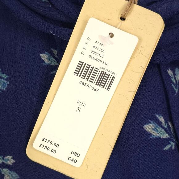 Anthropologie Let Me Be Mock Neck Mini Dress Floral Boho - Picture 11 of 14